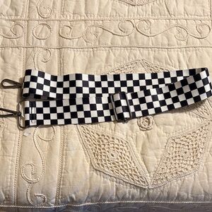 Vans Black and White Checkered Bag Strap